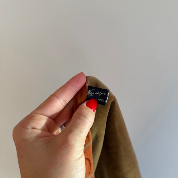 Vintage Japanese Vermilion Silk Fukuro Obi Sash